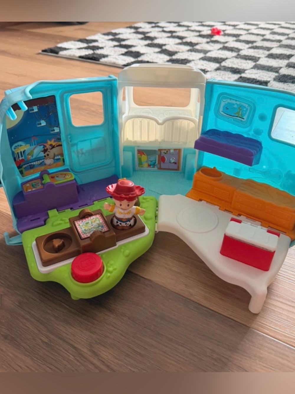 Little people Foldable Toy Story Playcase — Multi-Color Kids Activity Playset